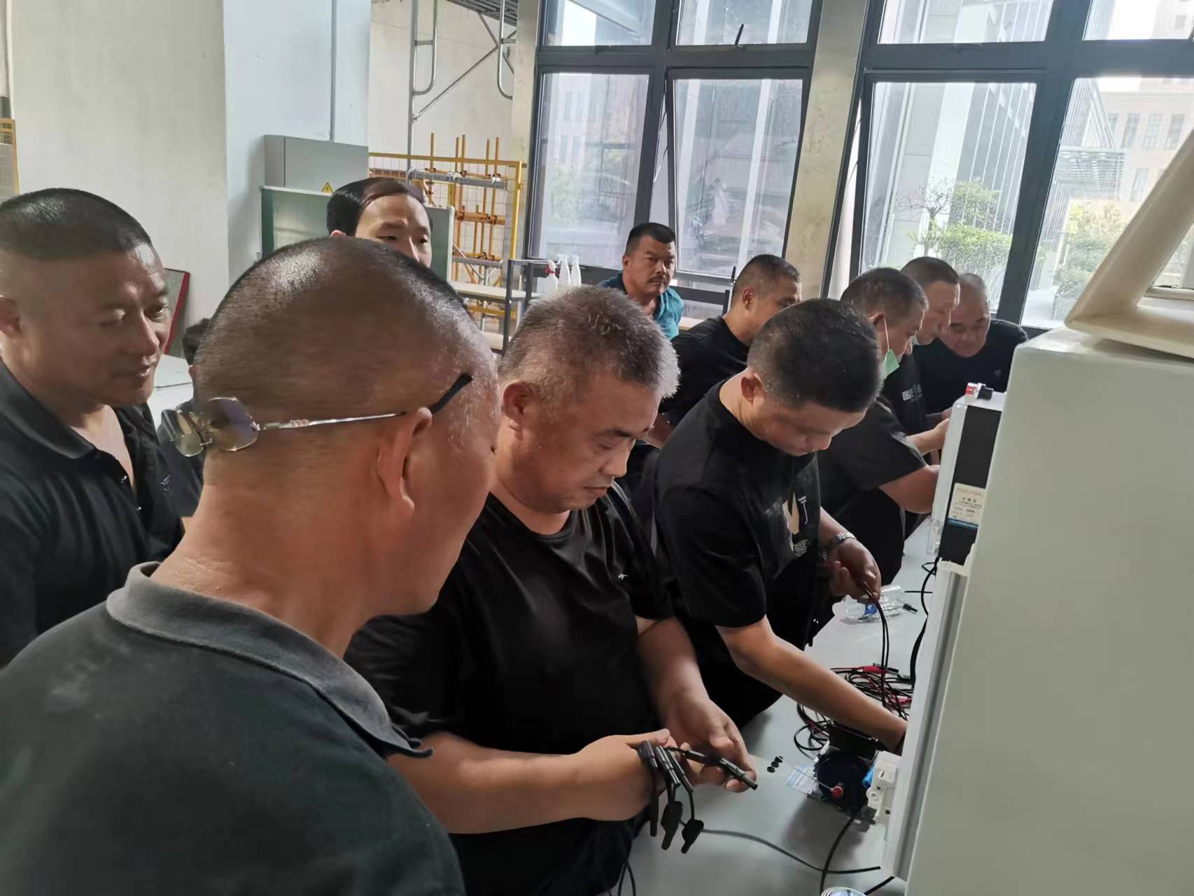 蓝光教学现场